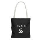 One Mile Logo Tote Bag — Everyday Traveler / Running & Fitness Canvas Tote