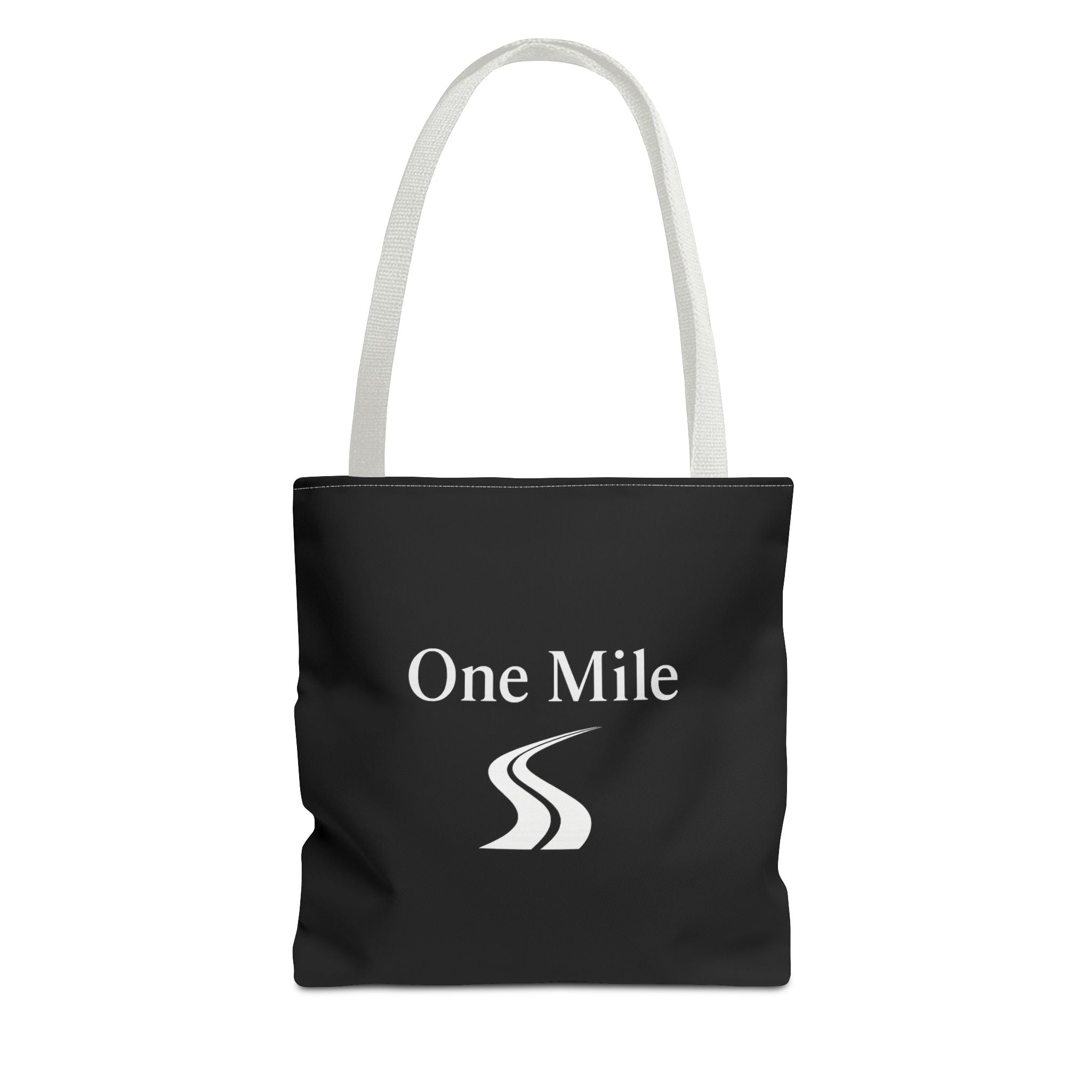One Mile Logo Tote Bag — Everyday Traveler / Running & Fitness Canvas Tote