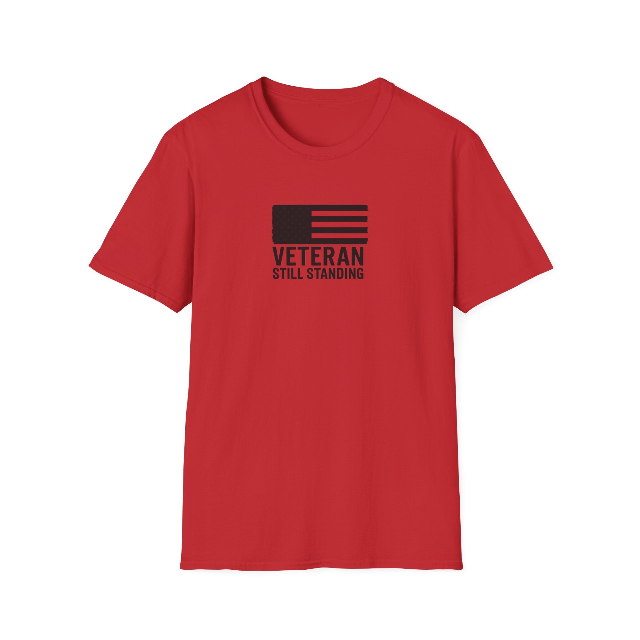 One Mile Veteran/Service Member  — "Still Standing." Motivational Minimalist Tee