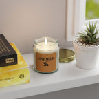Scented Candle — Coconut Apricot Wax (4oz/9oz) | "ONE MILE" Inspirational Jar Candle