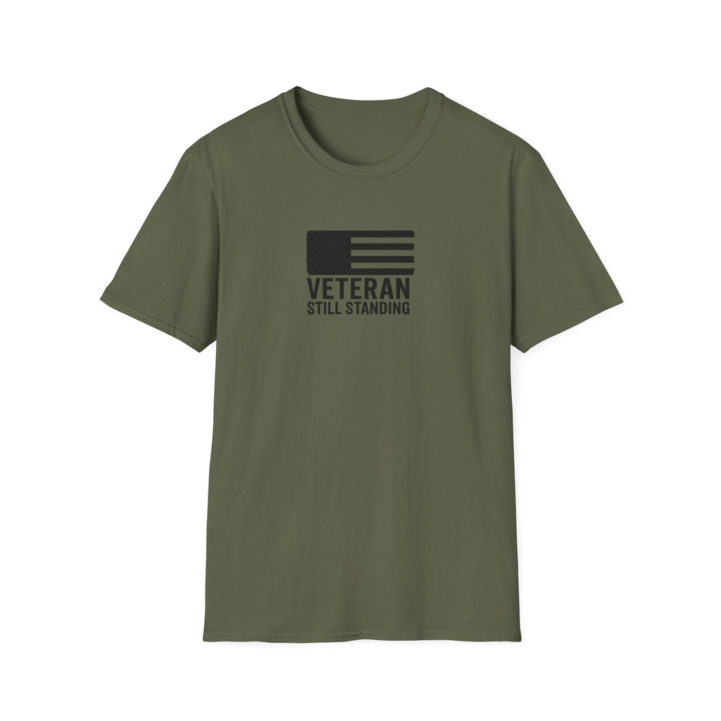 One Mile Veteran/Service Member  — "Still Standing." Motivational Minimalist Tee