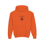 One Mile Youth Hoodie — "Just getting started." Motivational Running Hoodie