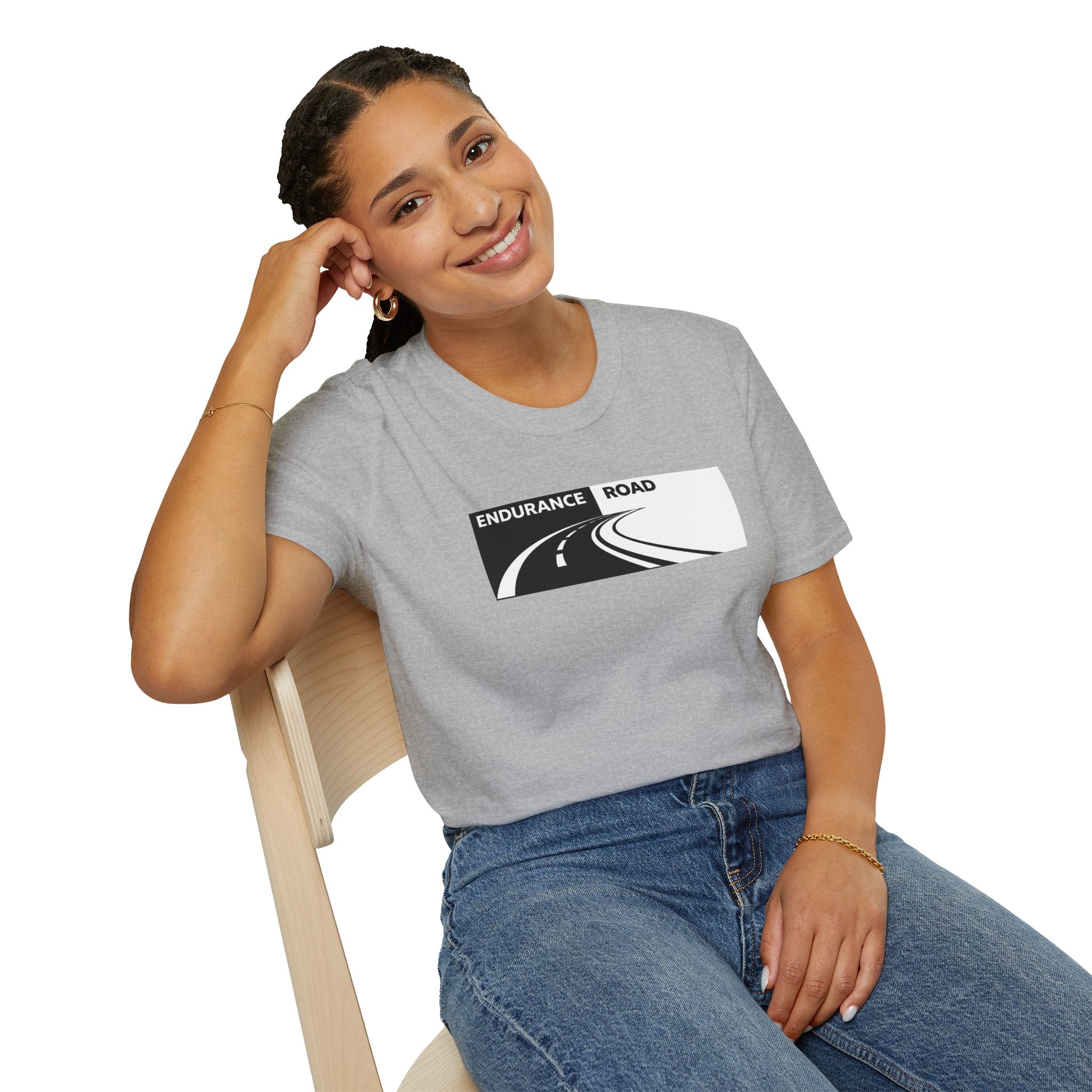 Endurance Road 2 — Motivational Minimalist Tee