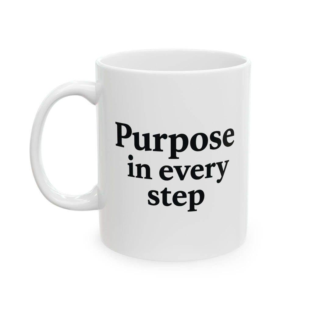 One Mile Road Map Ceramic Mug — Runner & Traveler Coffee Cup (11oz, 15oz)