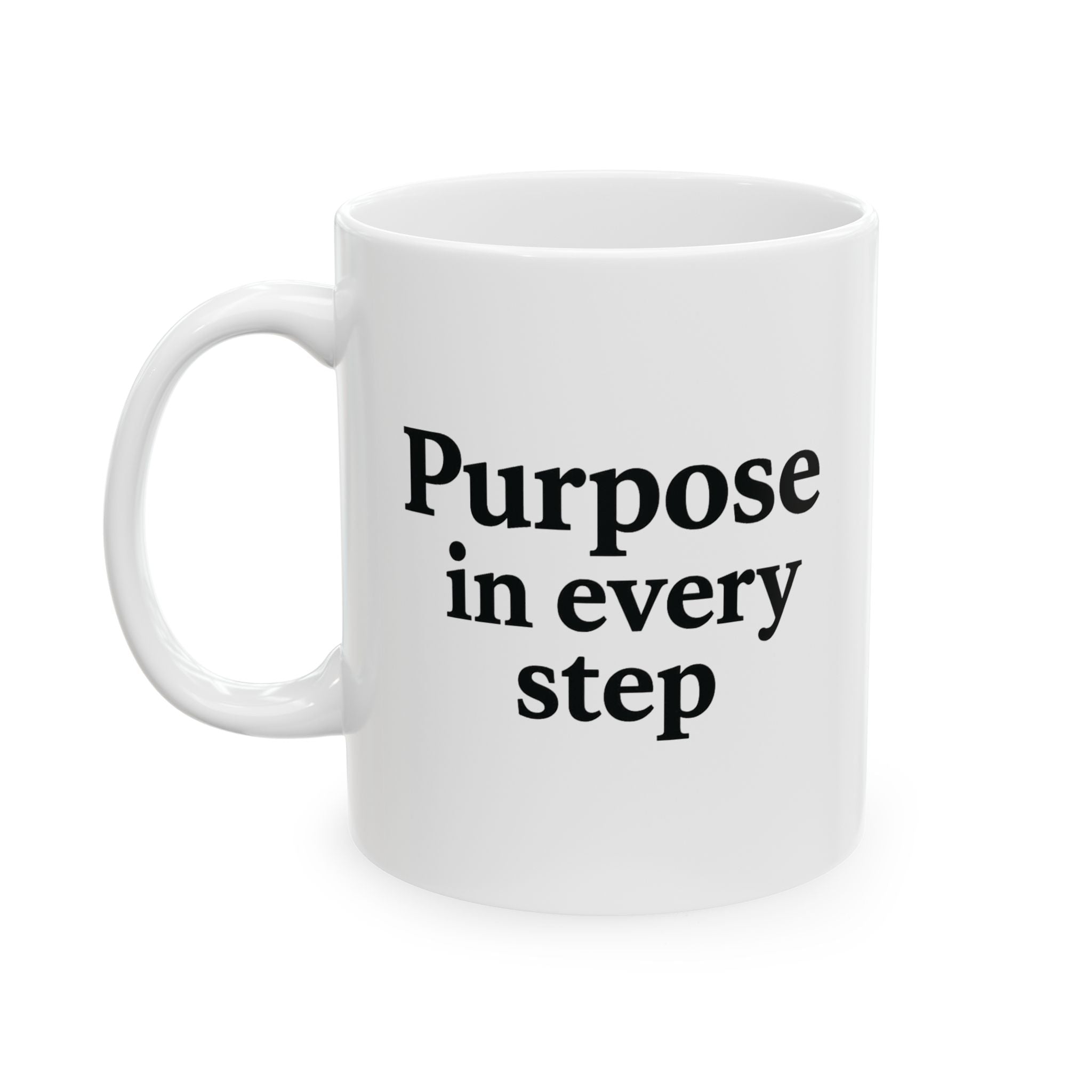 One Mile Road Map Ceramic Mug — Runner & Traveler Coffee Cup (11oz, 15oz)