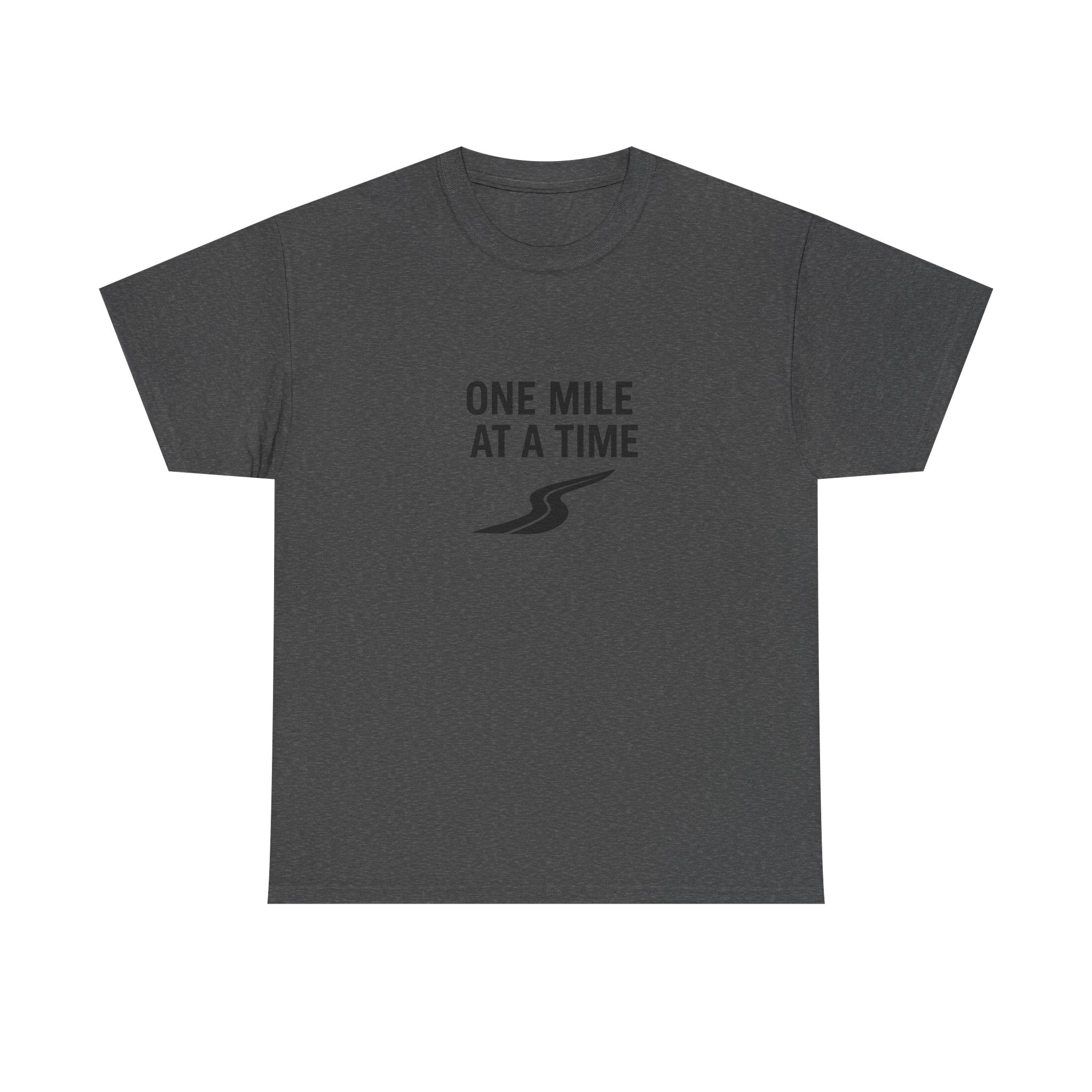 One Mile Endurance Tee — Inspirational White Graphic T-Shirt