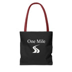 One Mile Logo Tote Bag — Everyday Traveler / Running & Fitness Canvas Tote