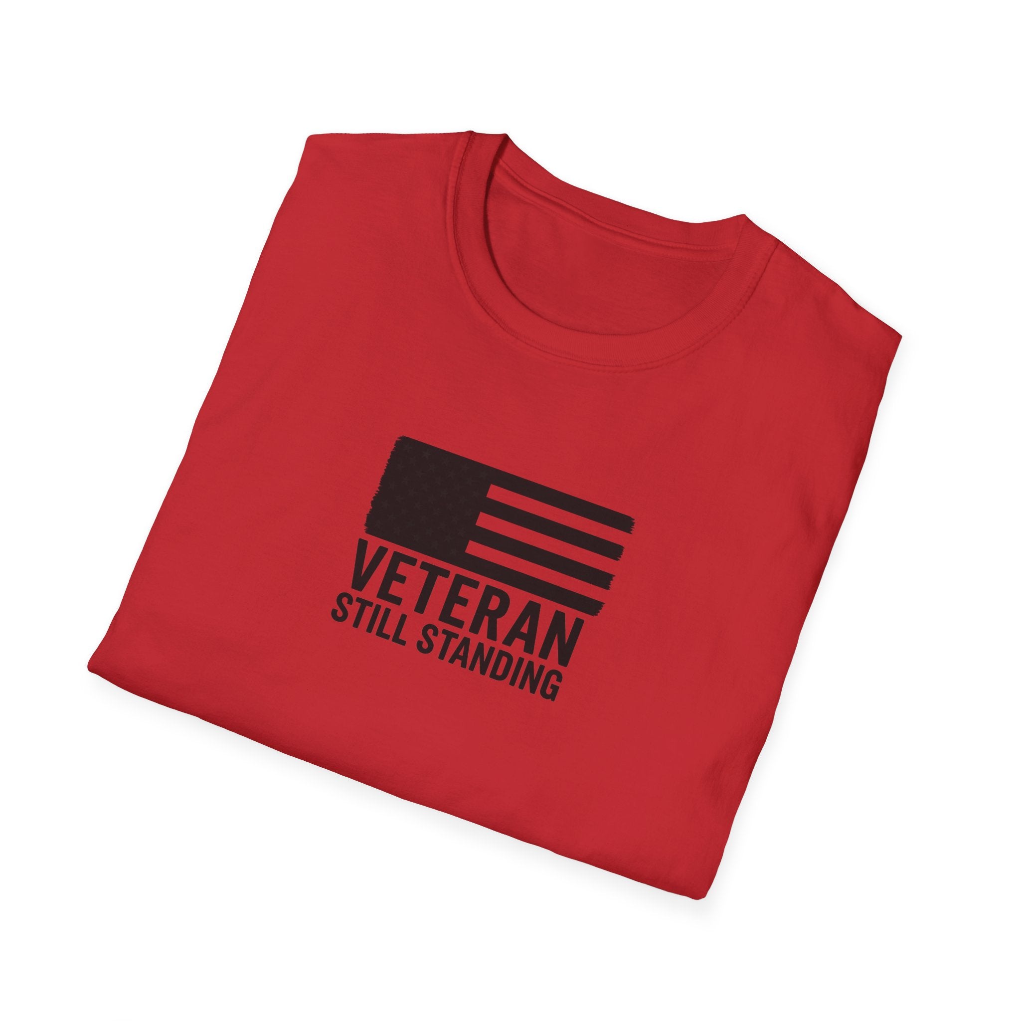 One Mile Veteran/Service Member  — "Still Standing." Motivational Minimalist Tee