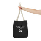 One Mile Logo Tote Bag — Everyday Traveler / Running & Fitness Canvas Tote