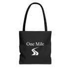 One Mile Logo Tote Bag — Everyday Traveler / Running & Fitness Canvas Tote