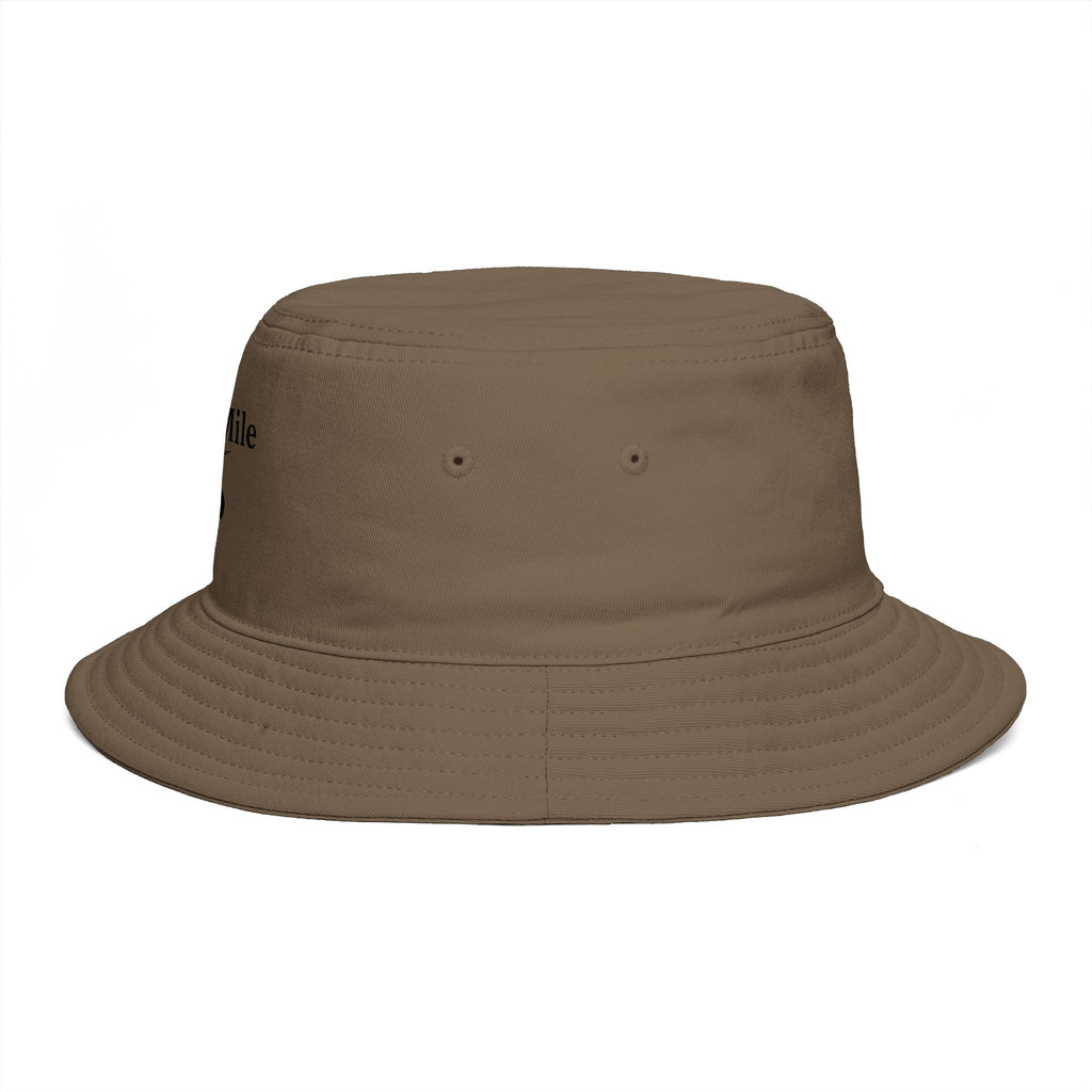 One Mile Bucket Hat — Road Logo Casual Outdoor Sun Hat
