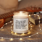 One Mile Scented Candle Isaiah 43:2 — Service Member/Veteran/Public Safety Officer Jar (9 oz)