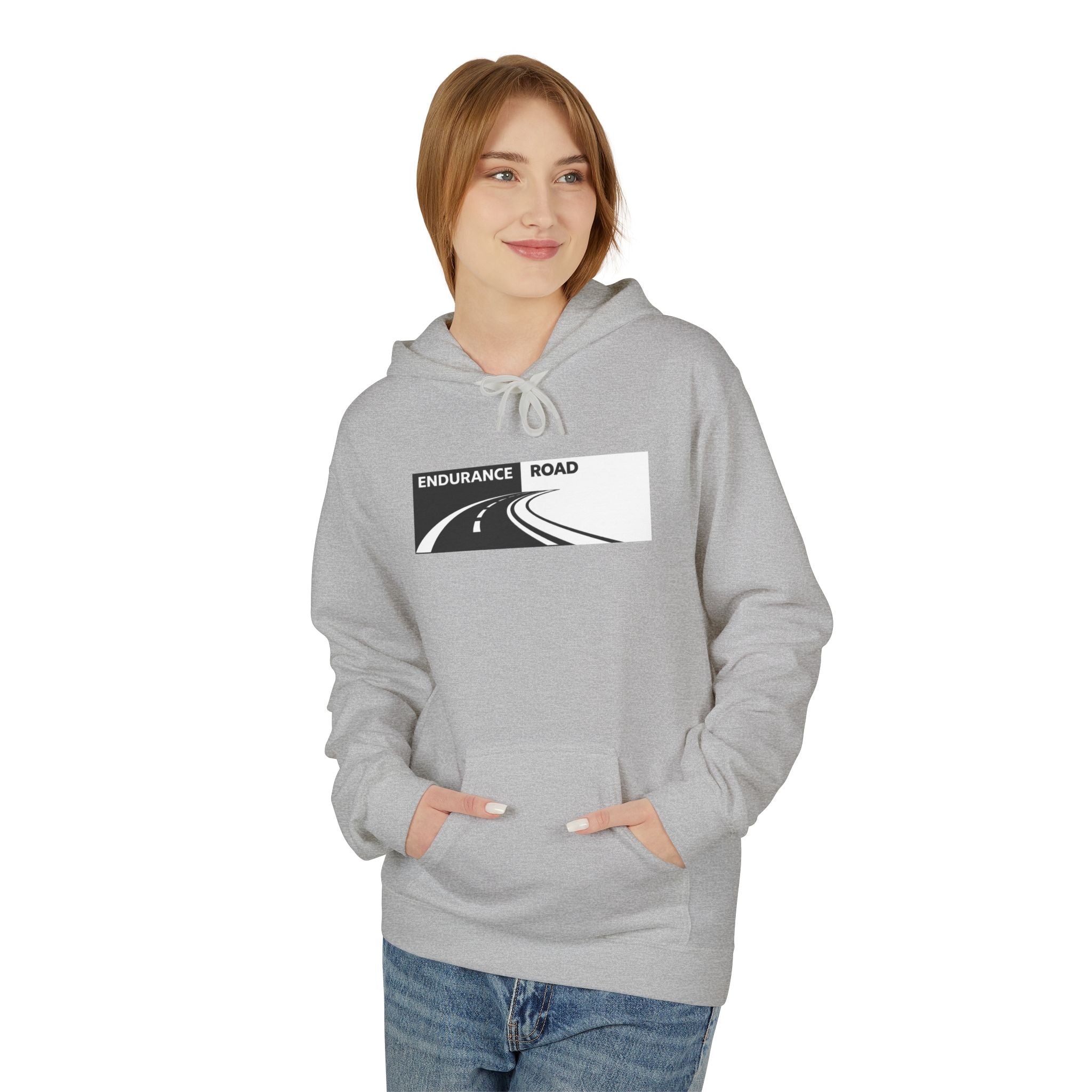 Endurance Road Hoodie – Minimal Runner Graphic Pullover