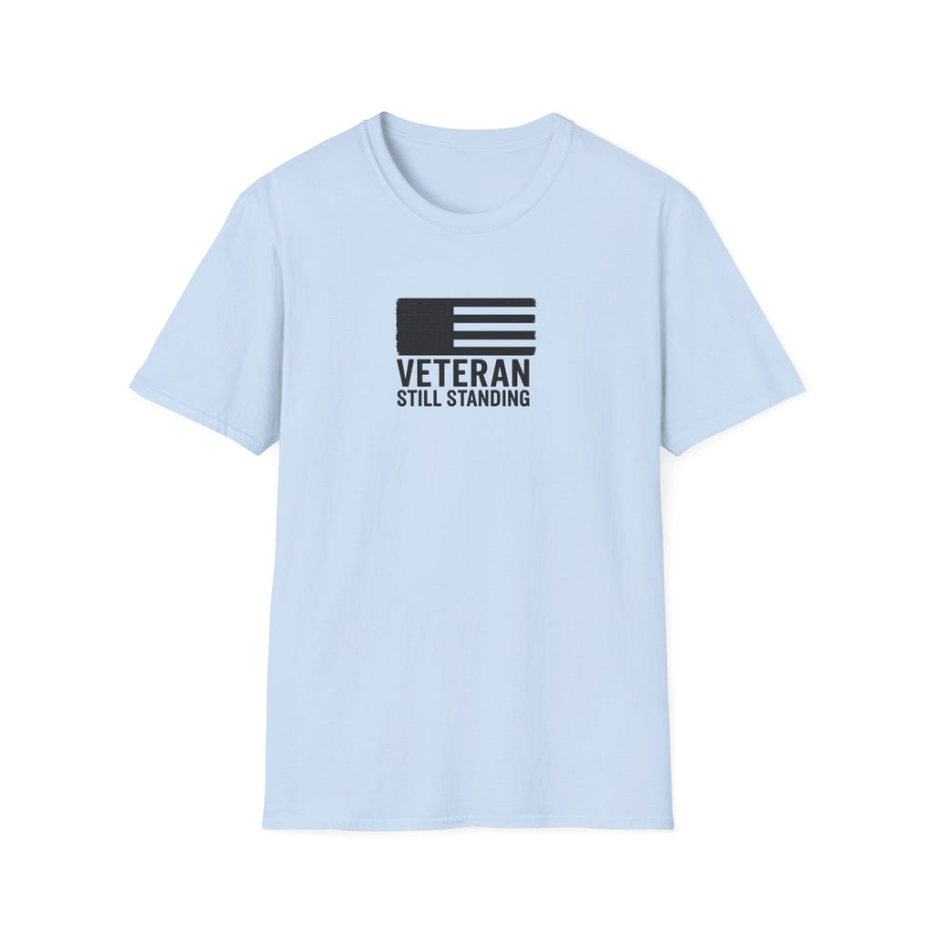 One Mile Veteran/Service Member  — "Still Standing." Motivational Minimalist Tee