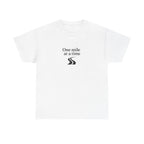 One Mile Endurance Tee — Inspirational White Graphic T-Shirt