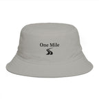 One Mile Bucket Hat — Road Logo Casual Outdoor Sun Hat