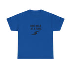 One Mile Endurance Tee — Inspirational White Graphic T-Shirt