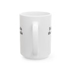 One Mile Road Map Ceramic Mug — Runner & Traveler Coffee Cup (11oz, 15oz)