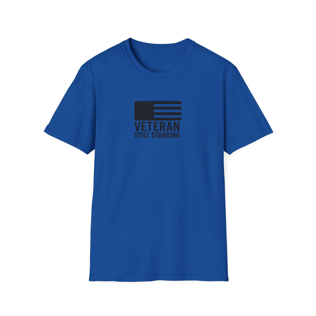 One Mile Veteran/Service Member  — "Still Standing." Motivational Minimalist Tee