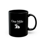 One Mile Black Coffee Mug – Motivational Running / Walking Gift (11oz & 15oz)