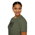 One Mile Veteran/Service Member  — "Still Standing." Motivational Minimalist Tee