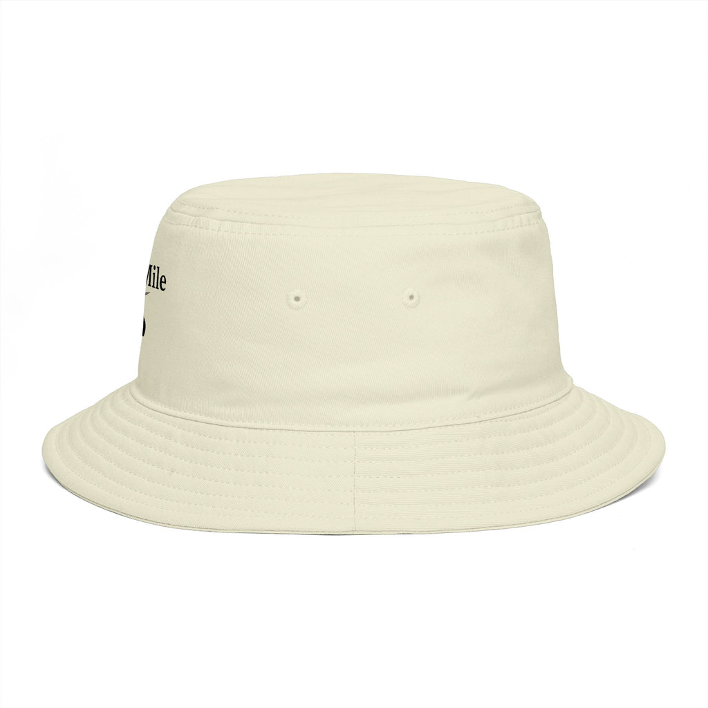 One Mile Bucket Hat — Road Logo Casual Outdoor Sun Hat