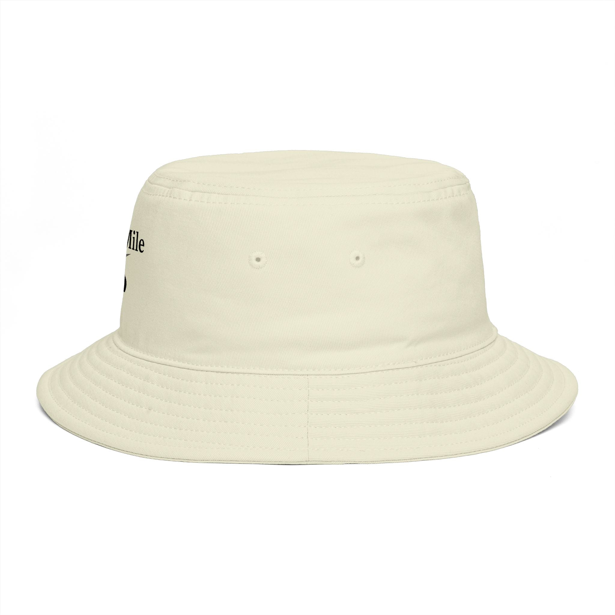 One Mile Bucket Hat — Road Logo Casual Outdoor Sun Hat