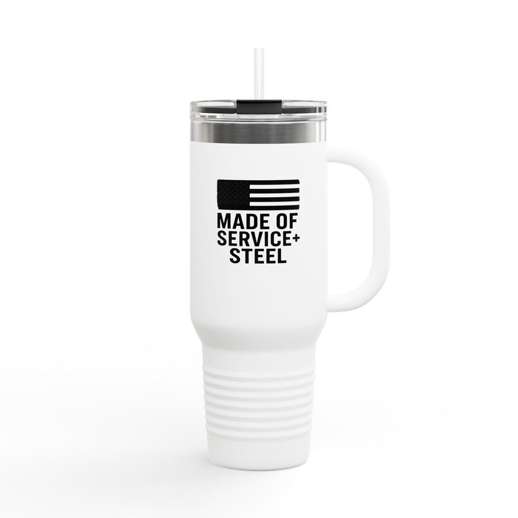 One Mile Veteran/Citizen/Civil Servant/Patriot 40oz Insulated Travel/Office/Workout Mug
