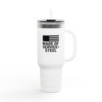 One Mile Veteran/Citizen/Civil Servant/Patriot 40oz Insulated Travel/Office/Workout Mug