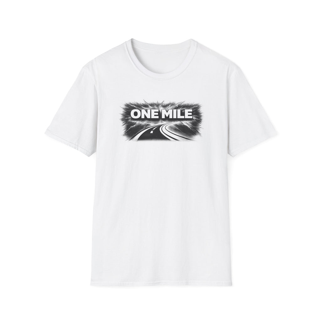 One Mile Lightning Tee — Motivational Minimalist Tee