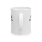 One Mile Road Map Ceramic Mug — Runner & Traveler Coffee Cup (11oz, 15oz)