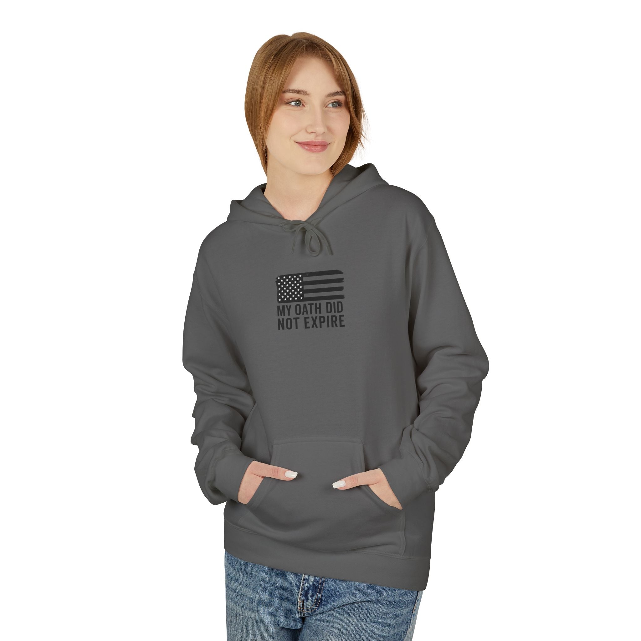 One Mile Veteran/Service Member Hoodie – Minimal Runner Graphic Pullover