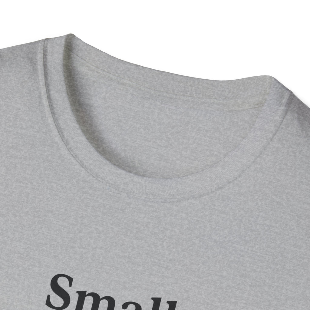 T-Shirt — "Small steps. Big breakthroughs." Motivational Tee for Goal-Getters