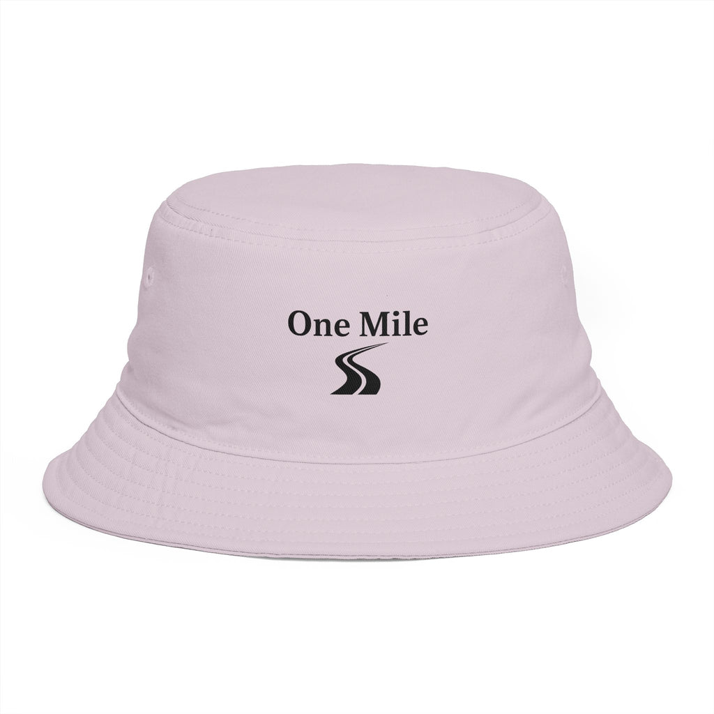 One Mile Bucket Hat — Road Logo Casual Outdoor Sun Hat
