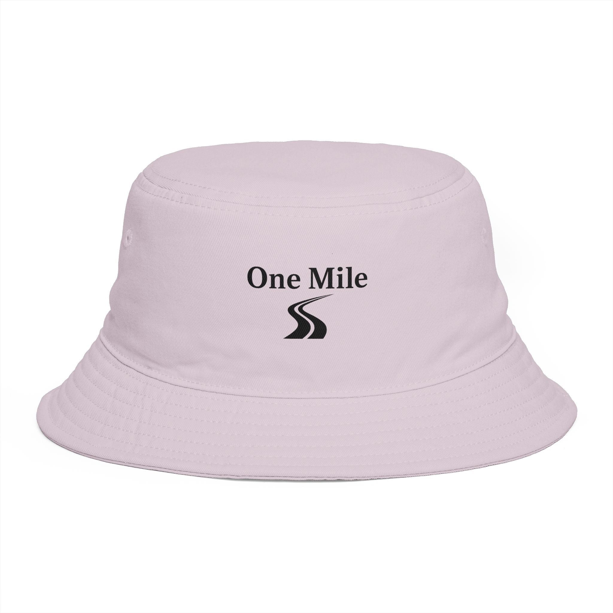 One Mile Bucket Hat — Road Logo Casual Outdoor Sun Hat
