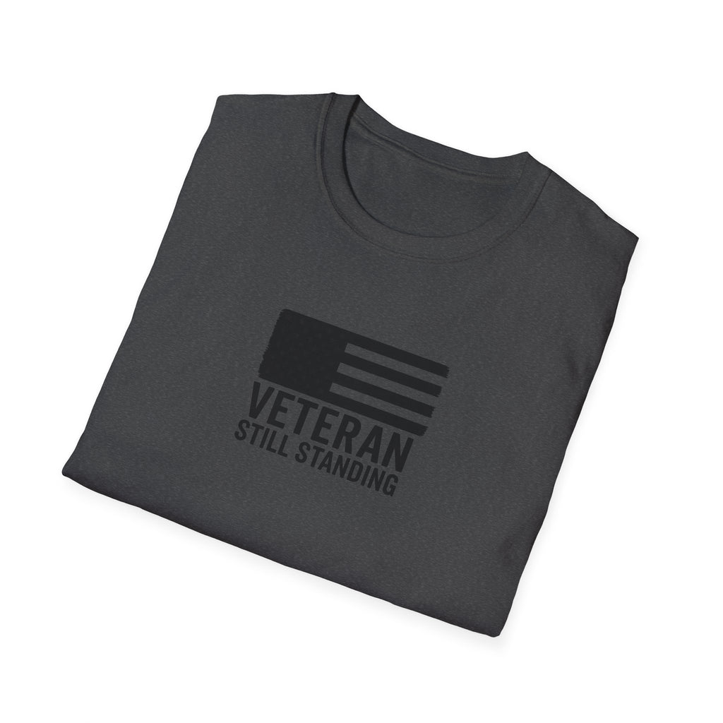 One Mile Veteran/Service Member  — "Still Standing." Motivational Minimalist Tee