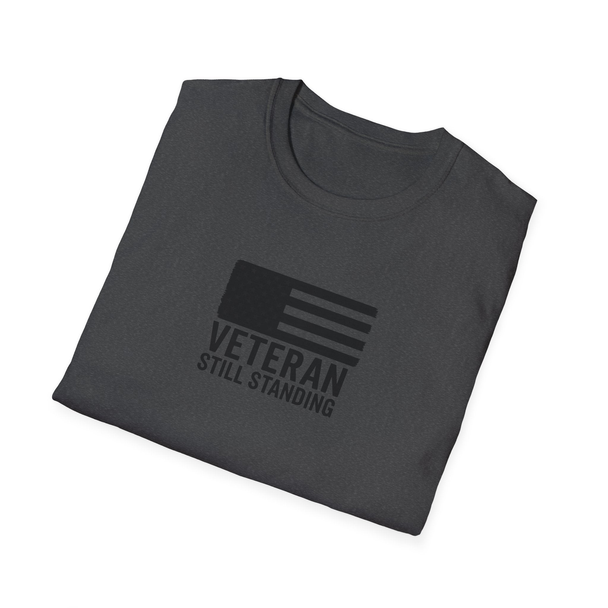 One Mile Veteran/Service Member  — "Still Standing." Motivational Minimalist Tee