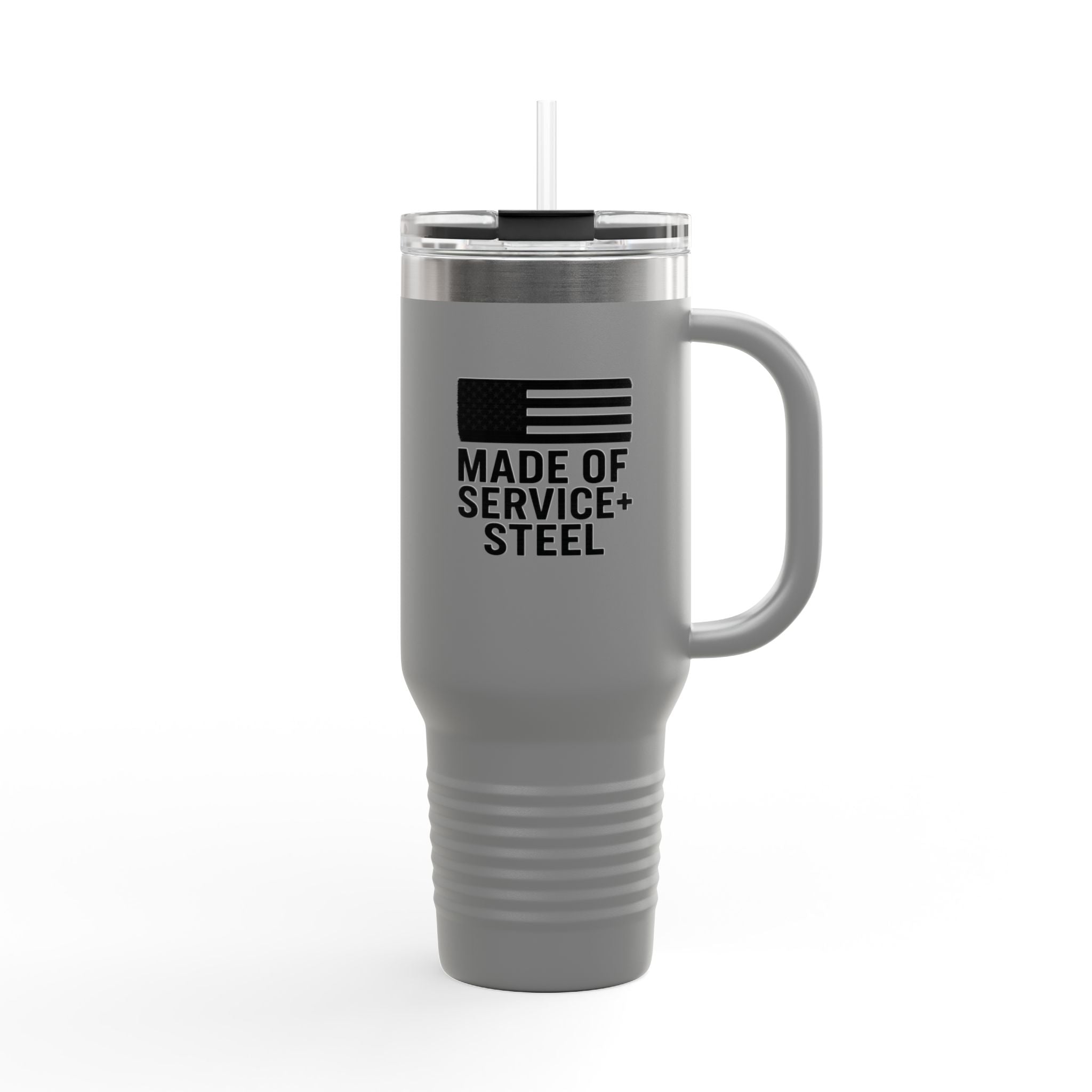 One Mile Veteran/Citizen/Civil Servant/Patriot 40oz Insulated Travel/Office/Workout Mug