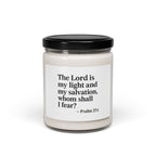 One Mile Scented Soy Candle — Psalm 27:1 Inspirational Jar (9 oz)