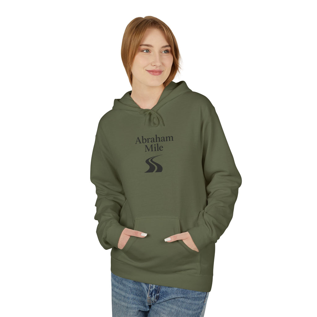 One Mile Abraham Faith/Hope Resilience Hoodie – Minimal Runner Graphic Pullover