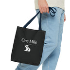 One Mile Logo Tote Bag — Everyday Traveler / Running & Fitness Canvas Tote