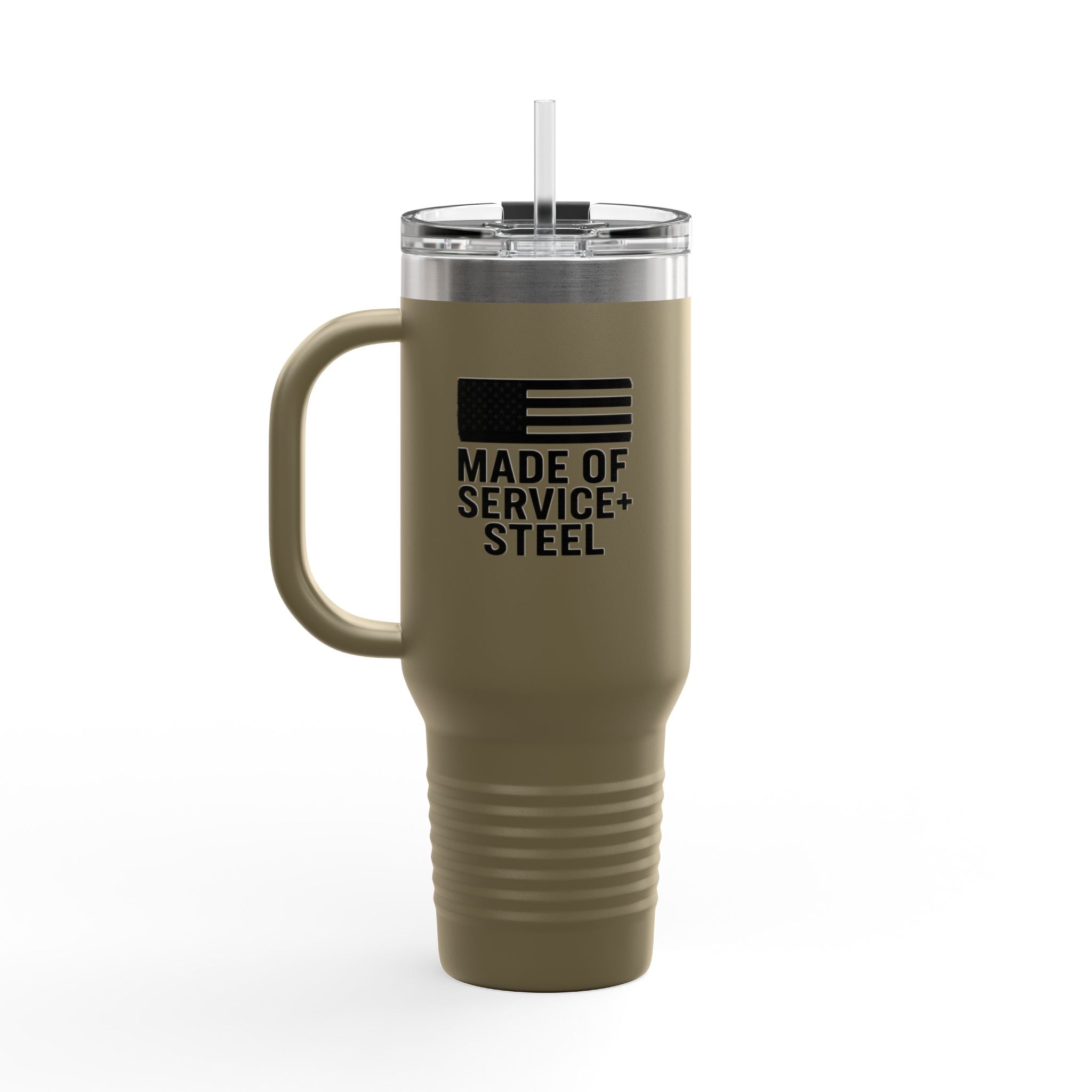 One Mile Veteran/Citizen/Civil Servant/Patriot 40oz Insulated Travel/Office/Workout Mug