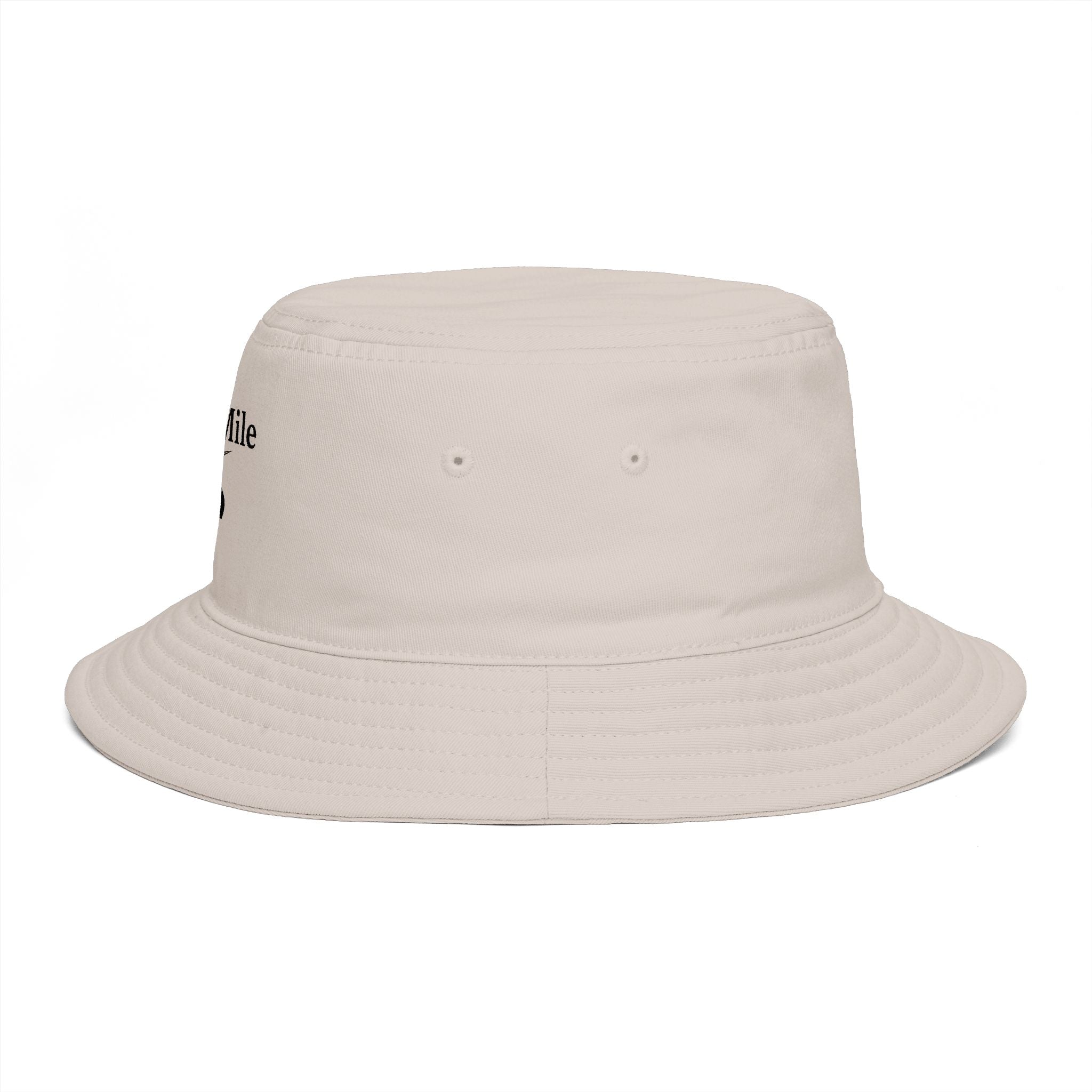 One Mile Bucket Hat — Road Logo Casual Outdoor Sun Hat