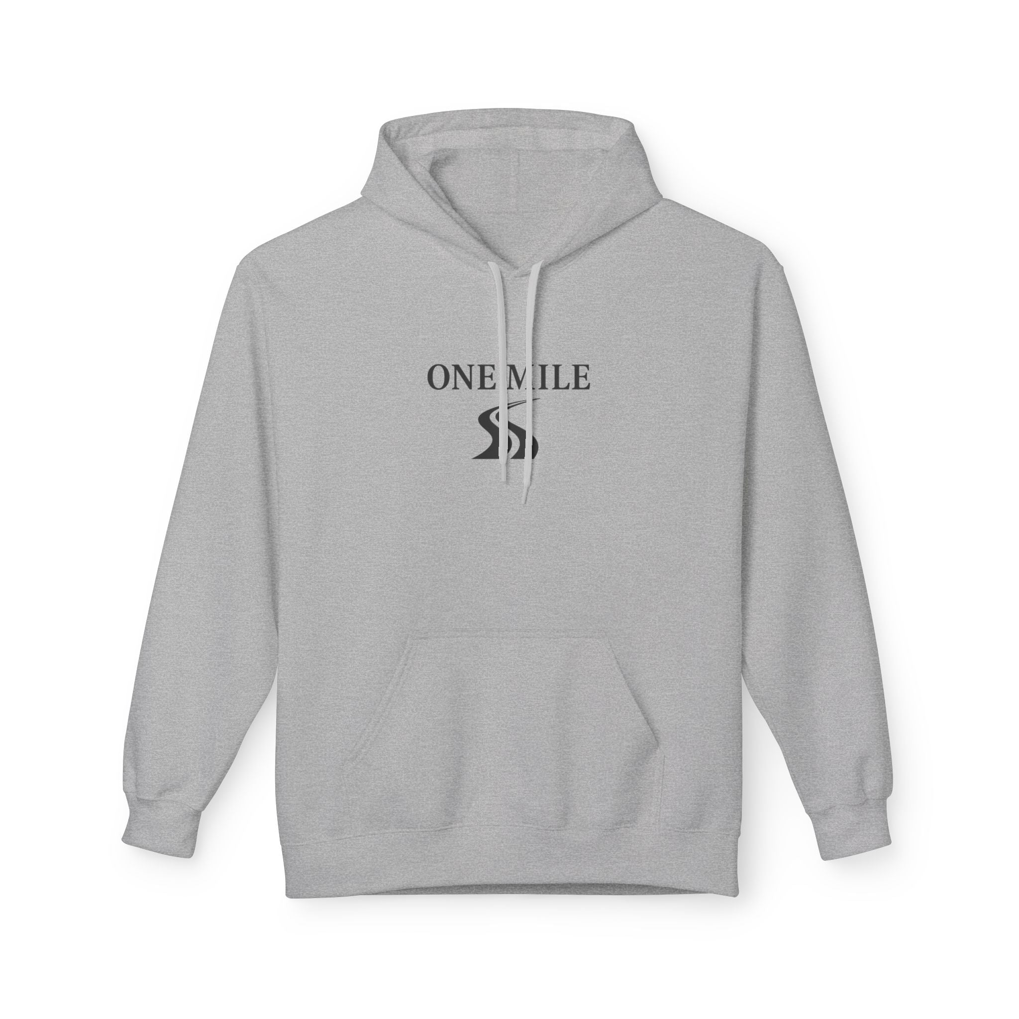 One Mile Hoodie – Minimal Runner Graphic Pullover