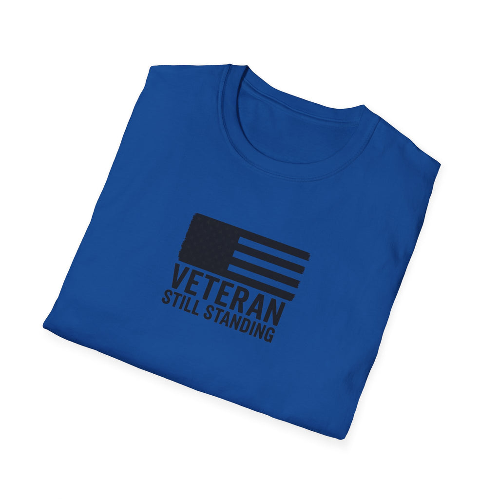One Mile Veteran/Service Member  — "Still Standing." Motivational Minimalist Tee