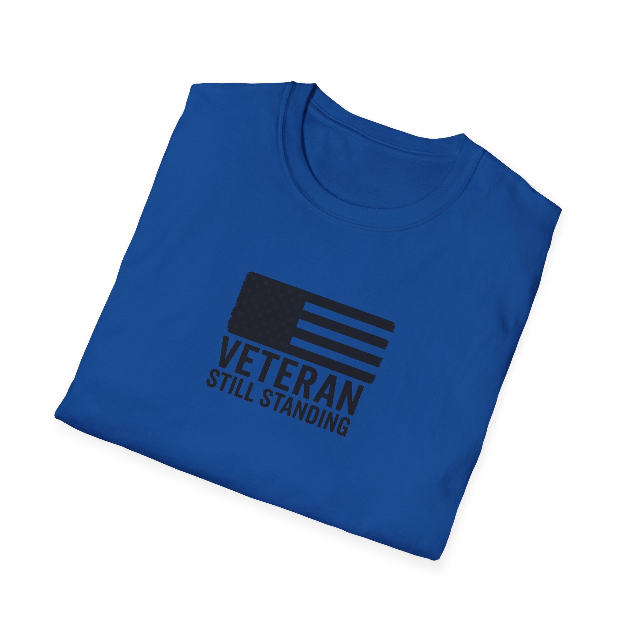 One Mile Veteran/Service Member  — "Still Standing." Motivational Minimalist Tee