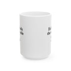 One Mile Road Map Ceramic Mug — Runner & Traveler Coffee Cup (11oz, 15oz)