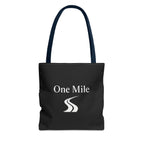 One Mile Logo Tote Bag — Everyday Traveler / Running & Fitness Canvas Tote