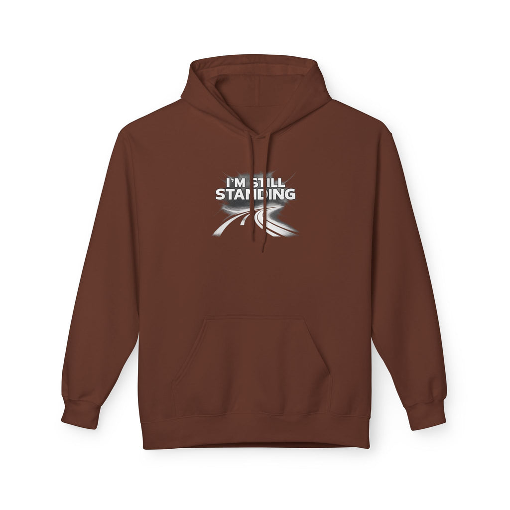 I'm Still Standing Hoodie – Minimal Runner Graphic Pullover / Resilience