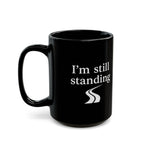 One Mile Black Coffee Mug – Motivational Running / Walking Gift / Office / Traveler (11oz & 15oz)